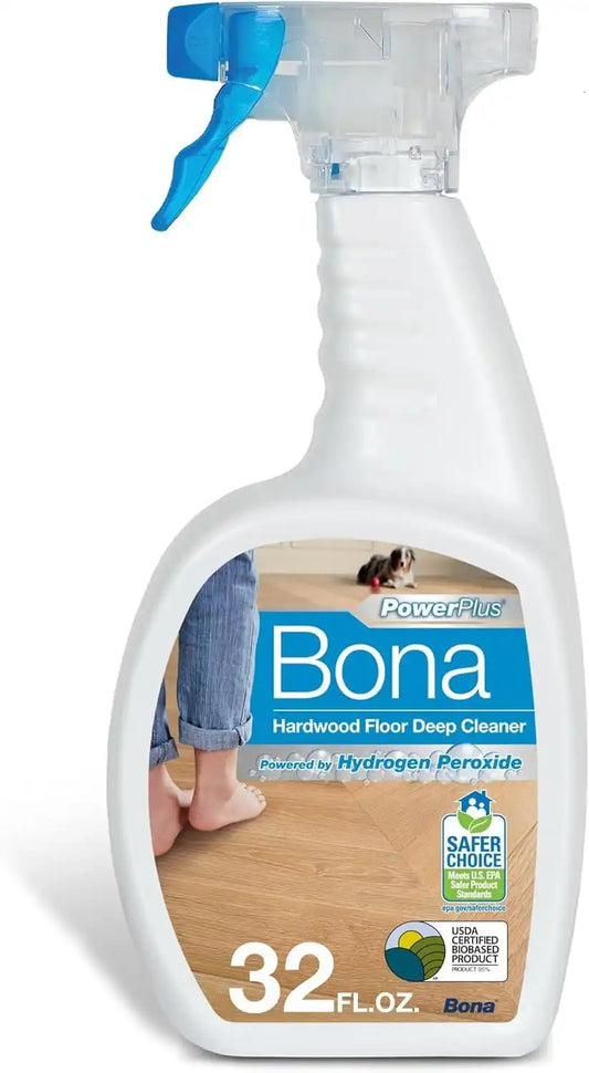 Bona PowerPlus Hardwood Floor Deep Cleaner Spray - 32 fl oz - Refillable