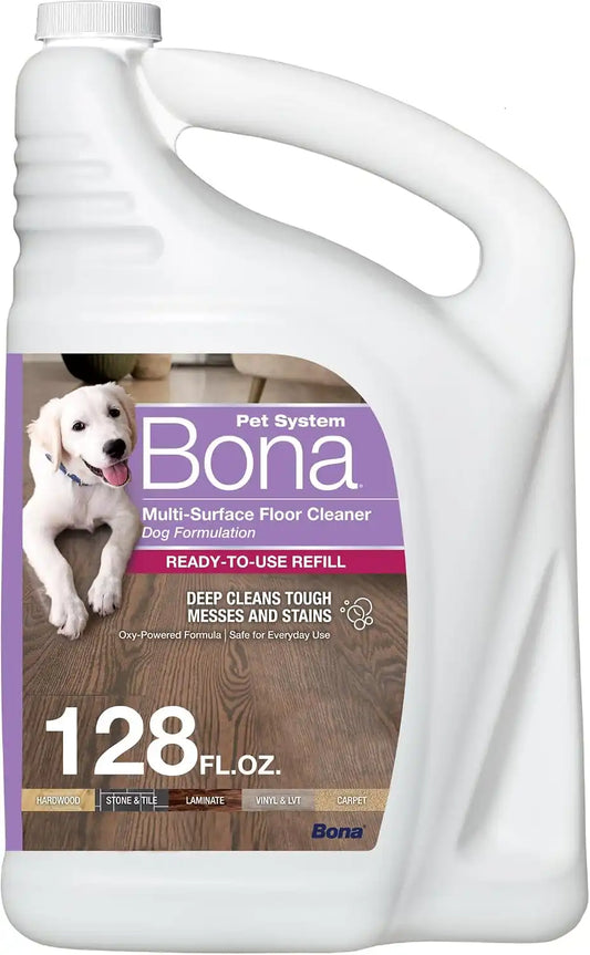 Bona® Pet System Multi-Surface Floor Cleaner Refill, Dog Formulation 128oz