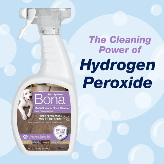Bona Pet Spray Odor Eliminator, Dog Formulation, 32 fl oz, Safe for Carpeted Areas and Multi-Surface Floors (Pack of 2)