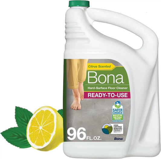 Bona Multi-Surface Floor Cleaner Refill - 96 fl oz - Lemon Mint