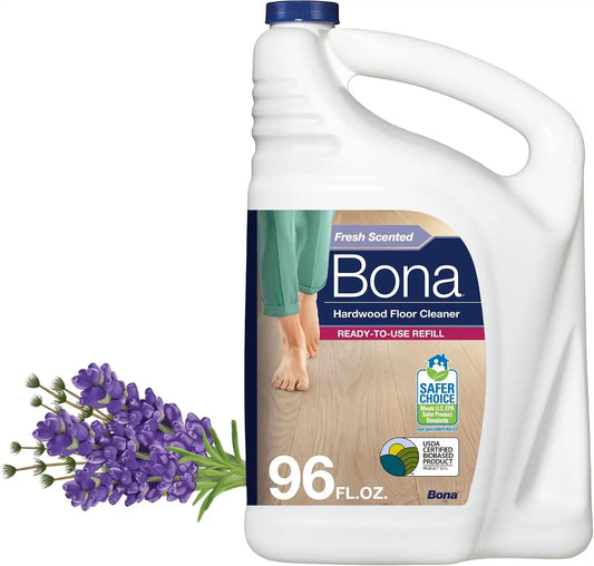 Bona Hardwood Floor Cleaner Refill - 96 fl oz - Lavender Thyme Scent