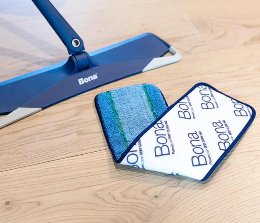 Bona Mop Microfiber Deep Cleaning Pad for Hardwood & Hard Surface Floors - 1-Pack - For Use With Bona Mops - Dual Zone Cleaning