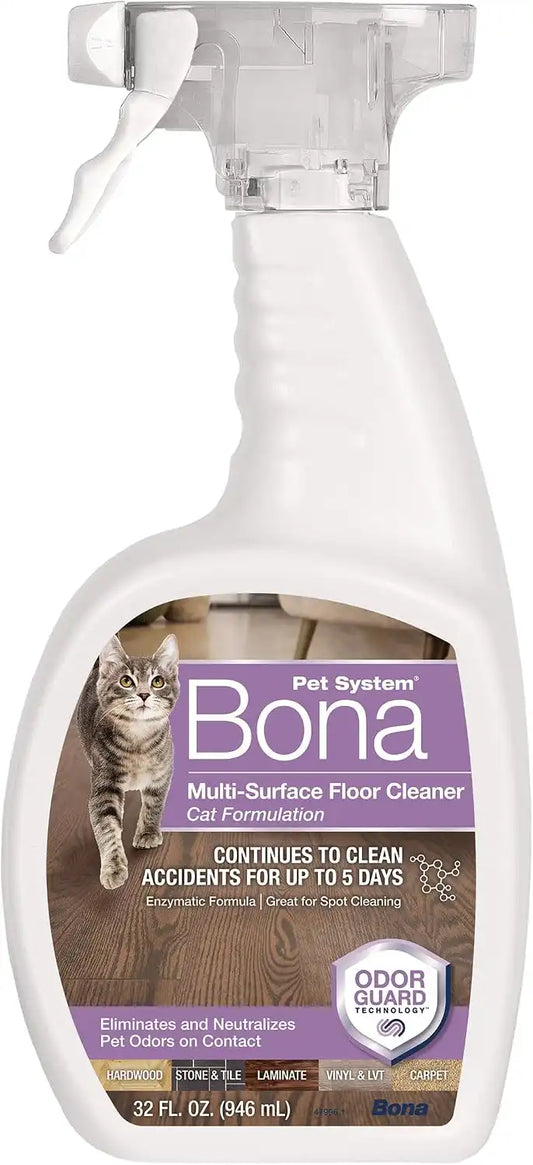 Bona Pet Spray Odor Eliminator - Cat Formulation - 32 fl oz