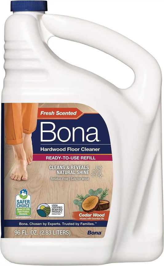 Bona® Hardwood Floor Cleaner Refill with Cedar Wood Scent 96 Fl Oz