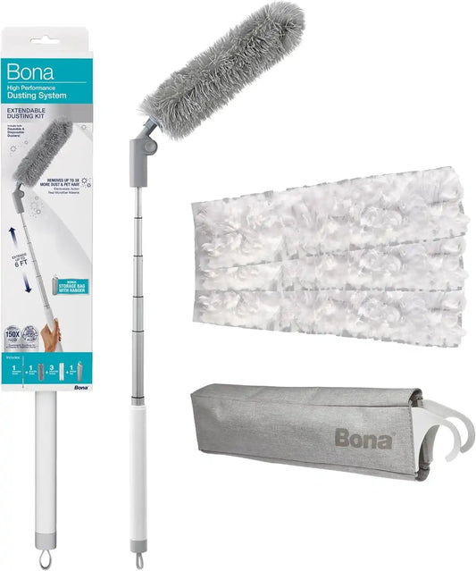 Bona High Performance Dusting System with Extendable Handle