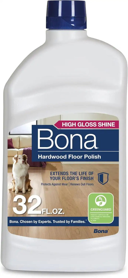 Bona Hardwood Floor Polish - 32 fl oz - High Gloss Shine