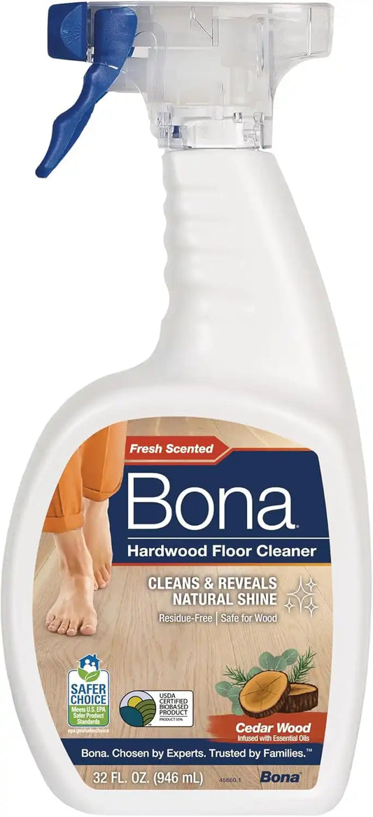 Bona Hardwood Floor Cleaner Spray - 32 fl oz - Cedar Wood Scent