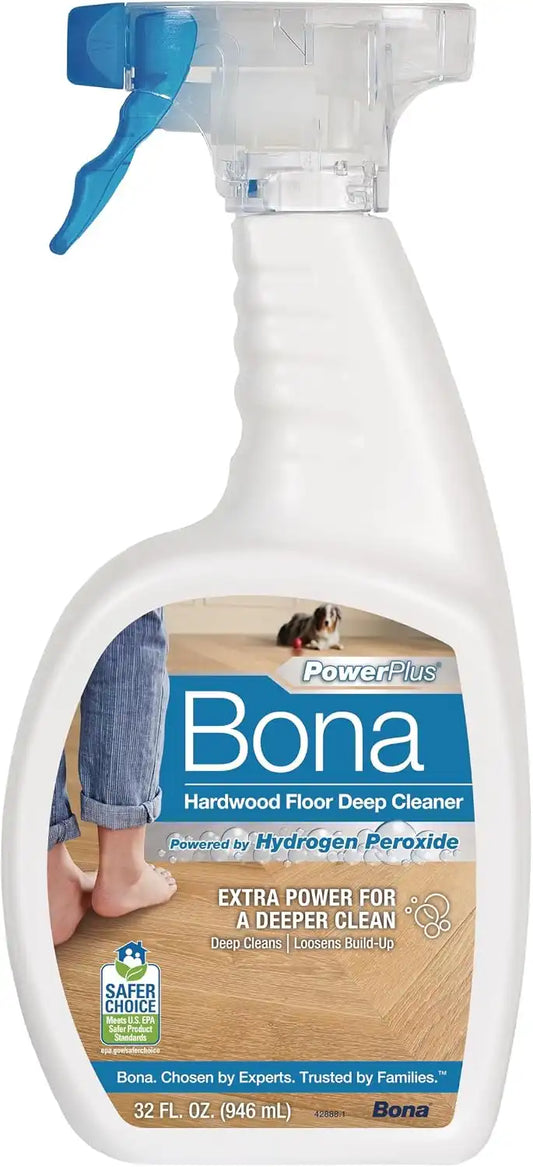 Bona PowerPlus Hardwood Floor Deep Cleaner Spray - 32 fl oz - Refillable