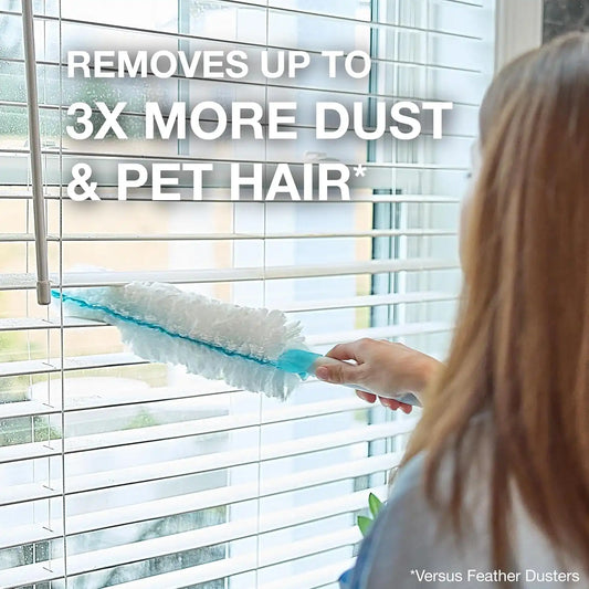 Bona Disposable Duster Refills - High Performance Dusting System - Microfiber Dusters Remove Dust and Pet Hair for Quick Spot Cleaning, 9 Count (Pack of 3)
